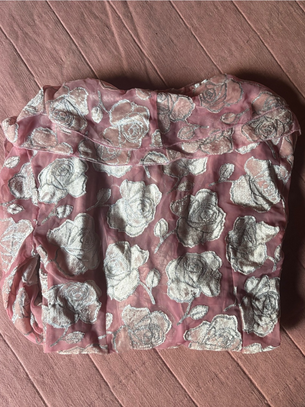 For Love & Lemons Pink Rose Blouse- Size Small- Fairy Floral Feminine Top - Picture 10 of 11